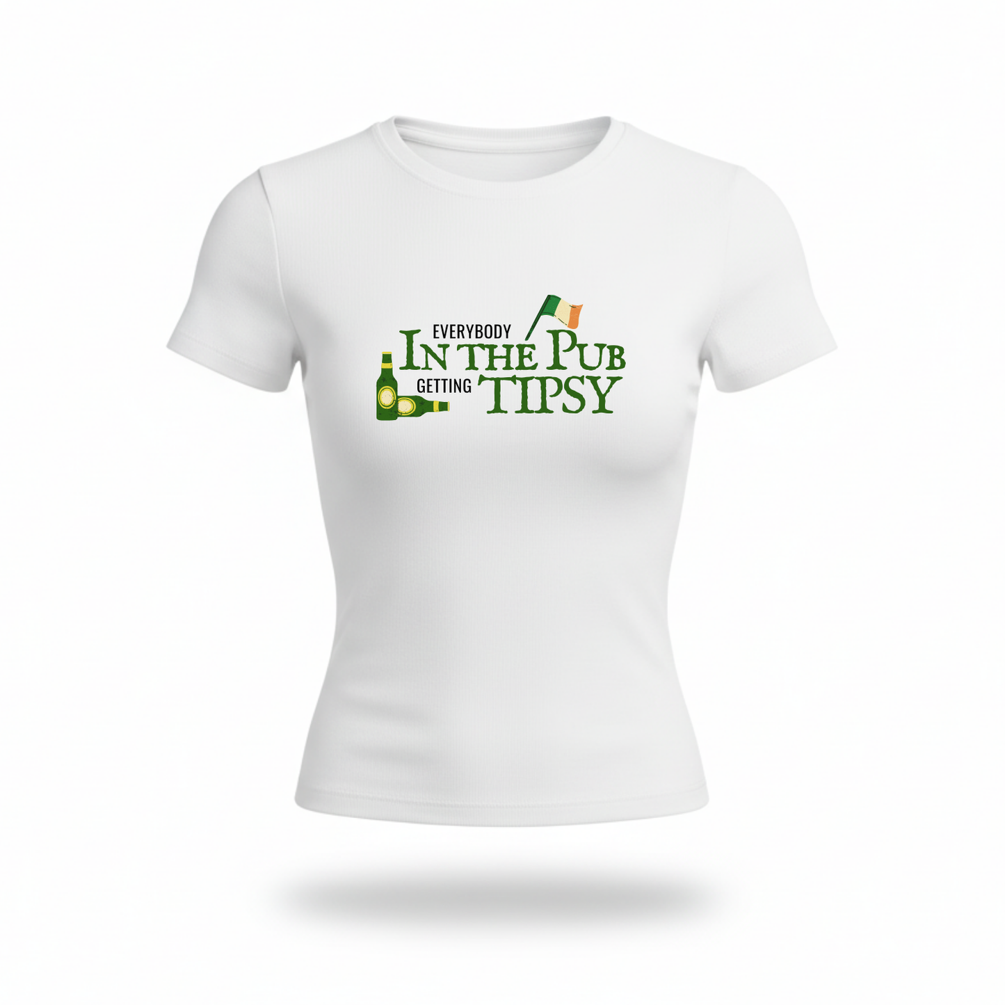 In the Pub Getting Tipsy Fitted Tee