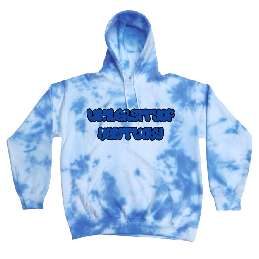 Graffiti Tie Dye Hoodie