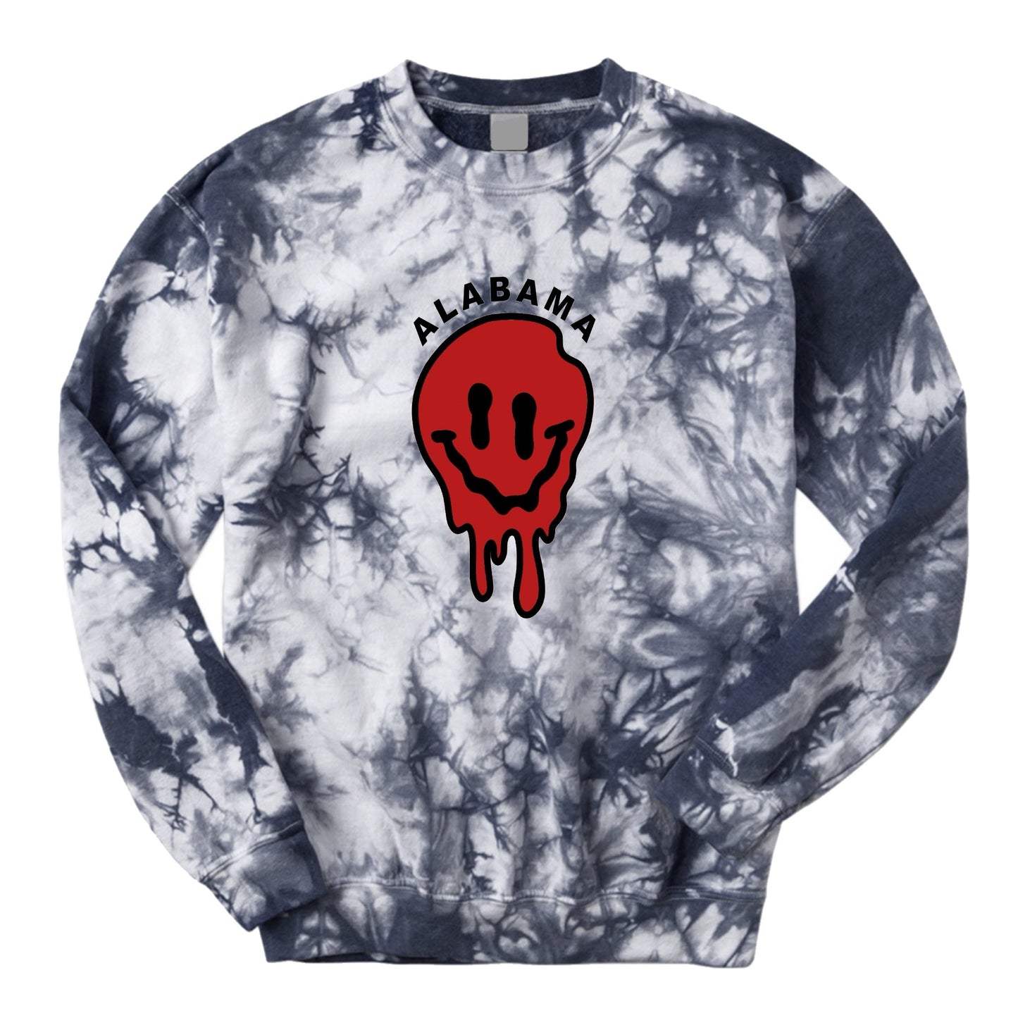Drippy Smile Tie Dye Crewneck