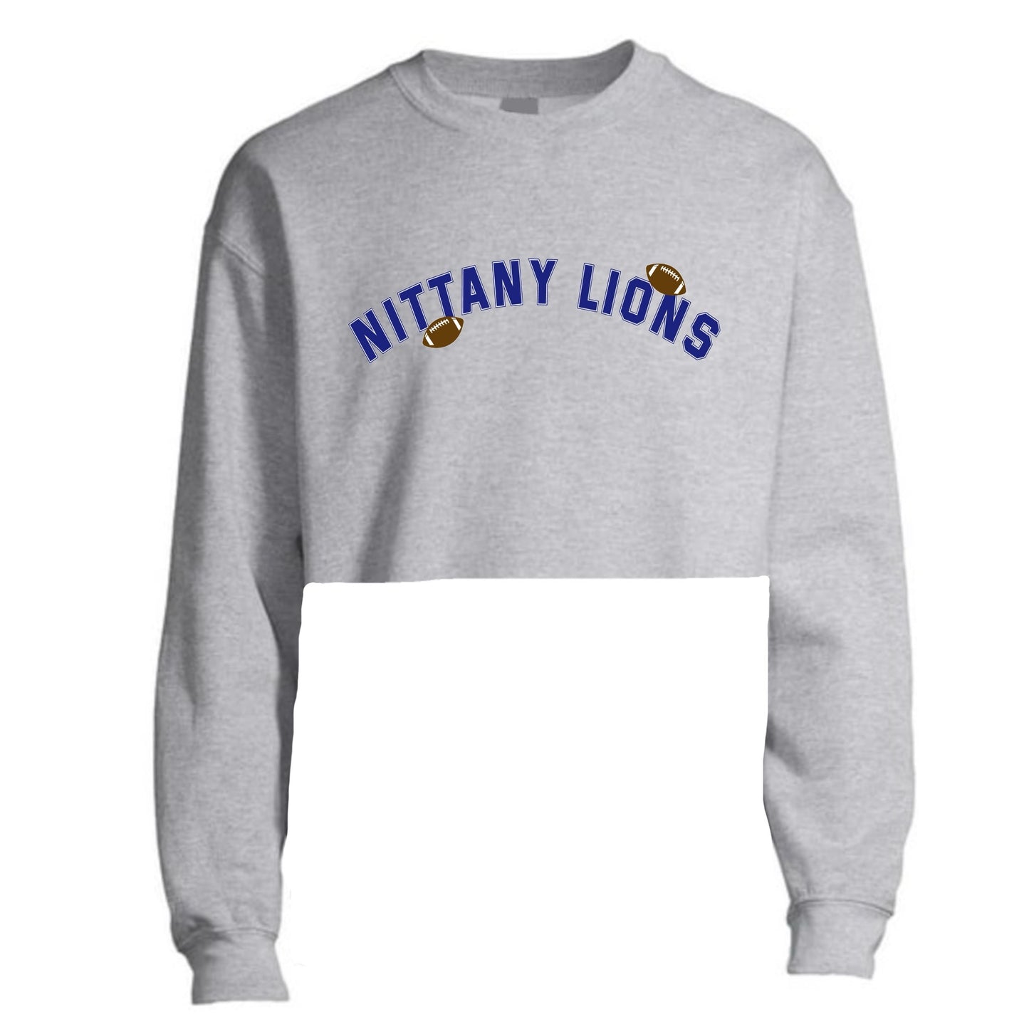 Football Crop Crewneck