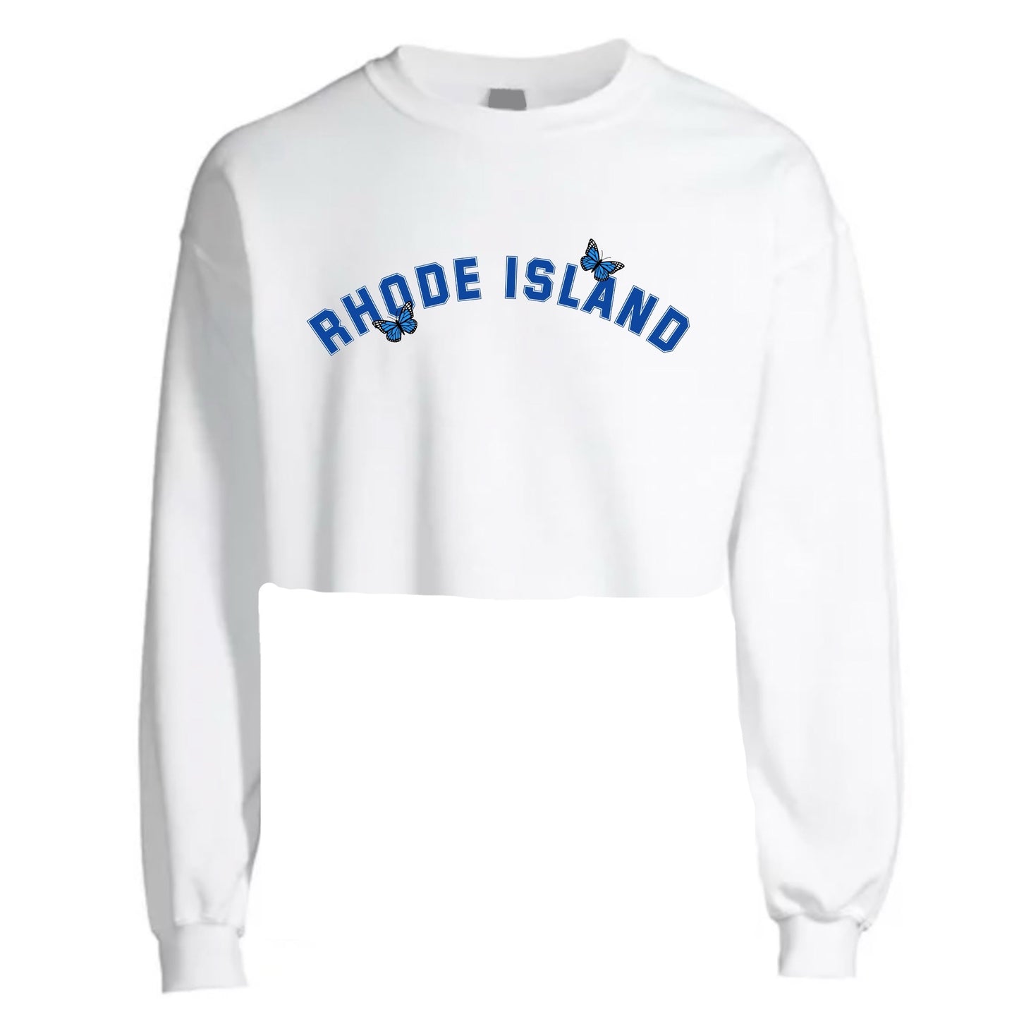 Flutter Crop Crewneck