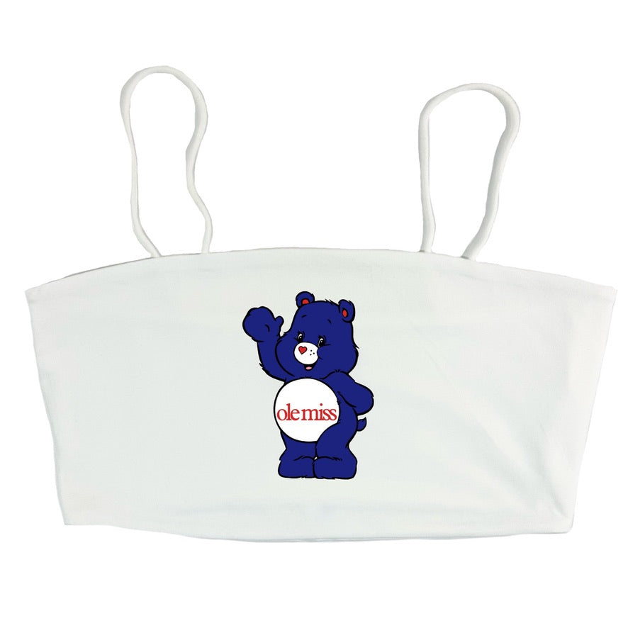 Bear Spaghetti Strap Crop Top