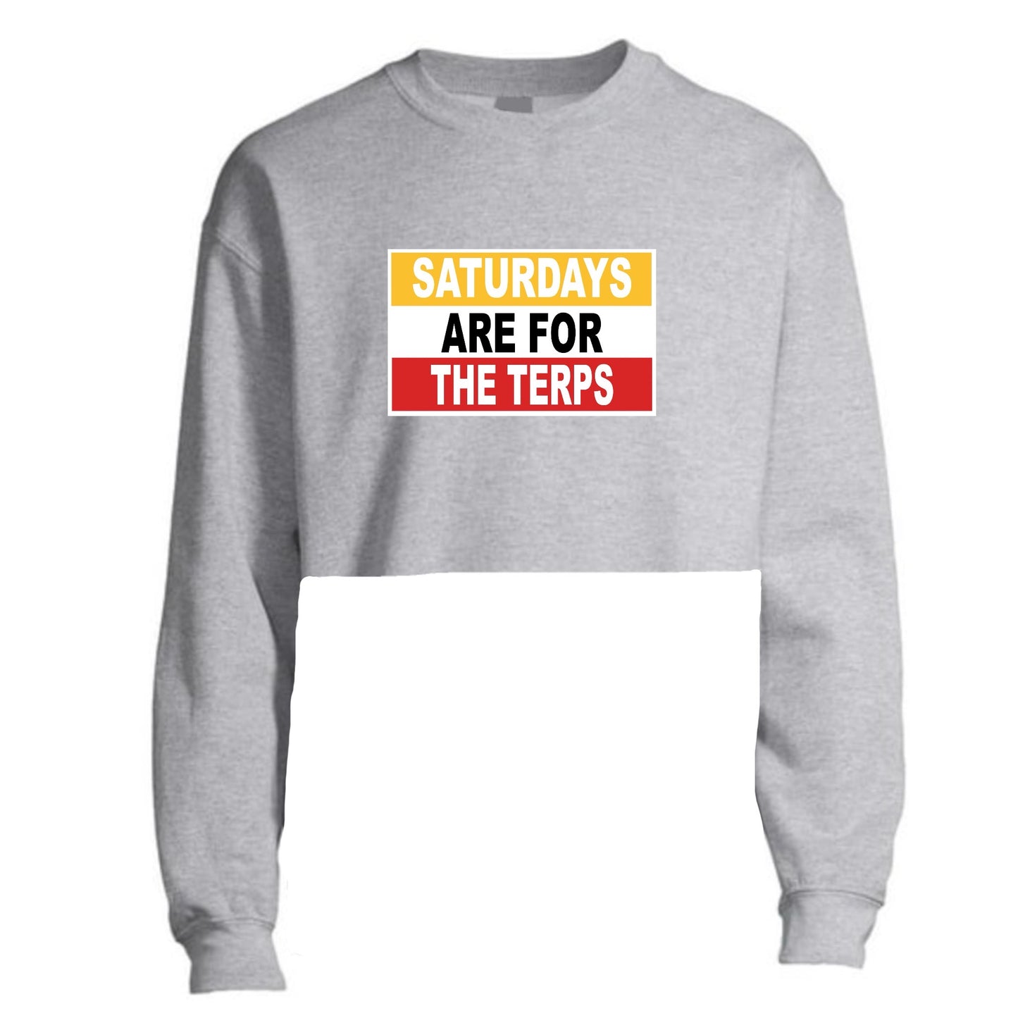 Saturdays Crop Crewneck