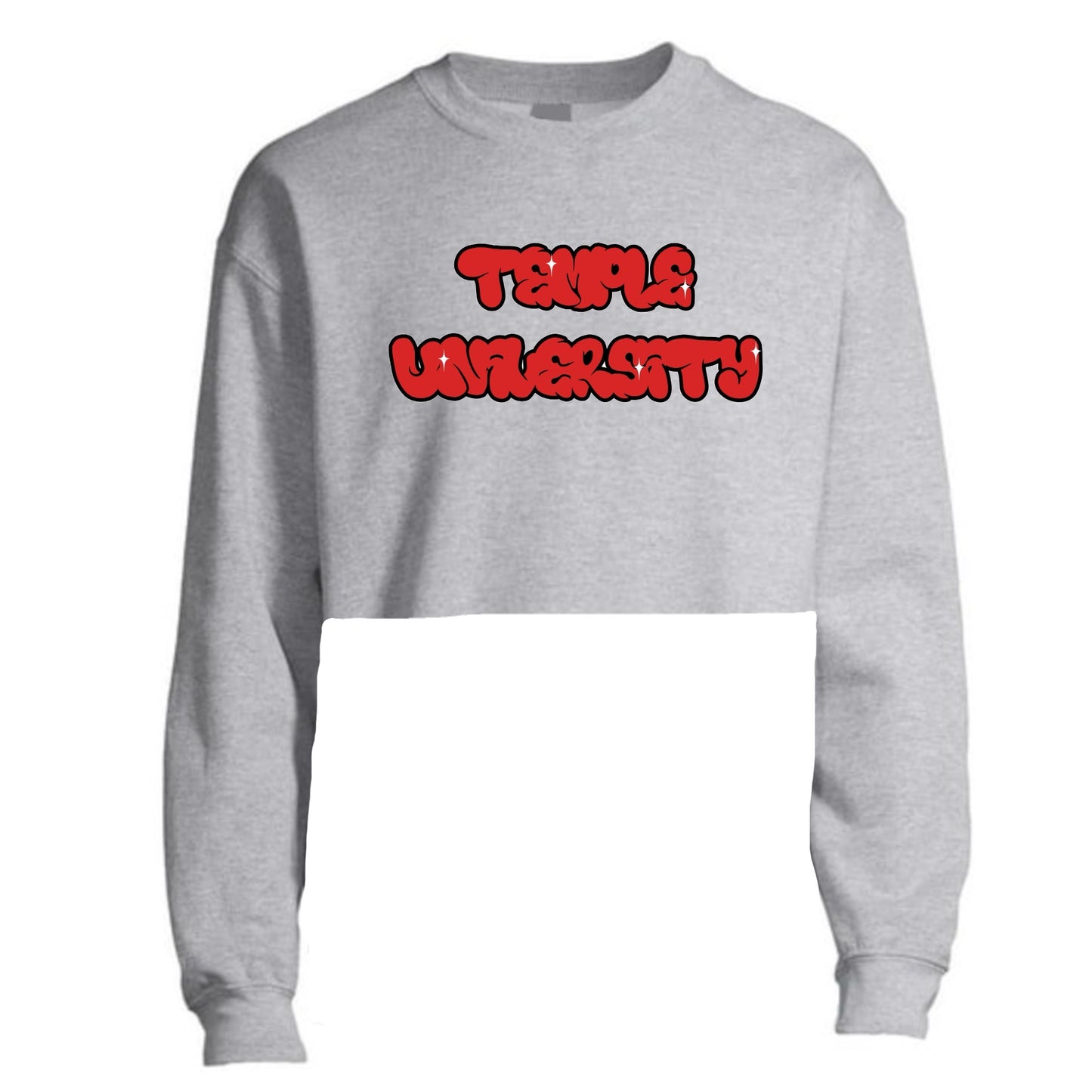 Graffiti Crop Crewneck