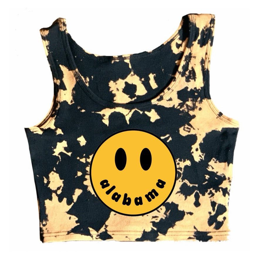 Smile Bleach Crop Tank