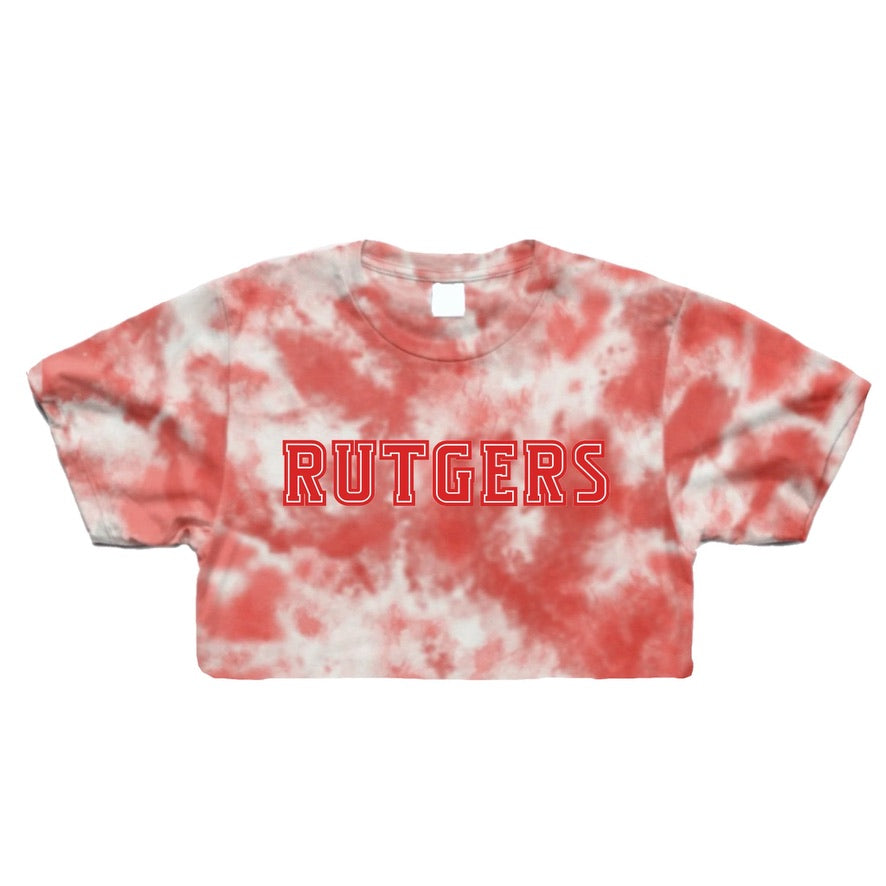 Gameday Tie Dye Crop Tee
