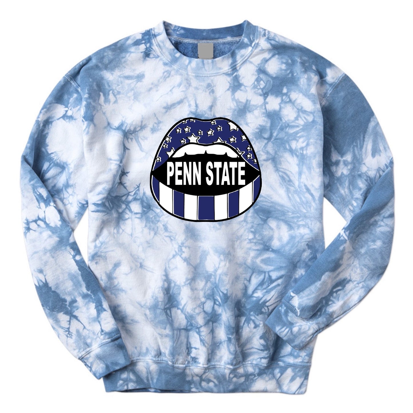 Open Mouth Tie Dye Crewneck