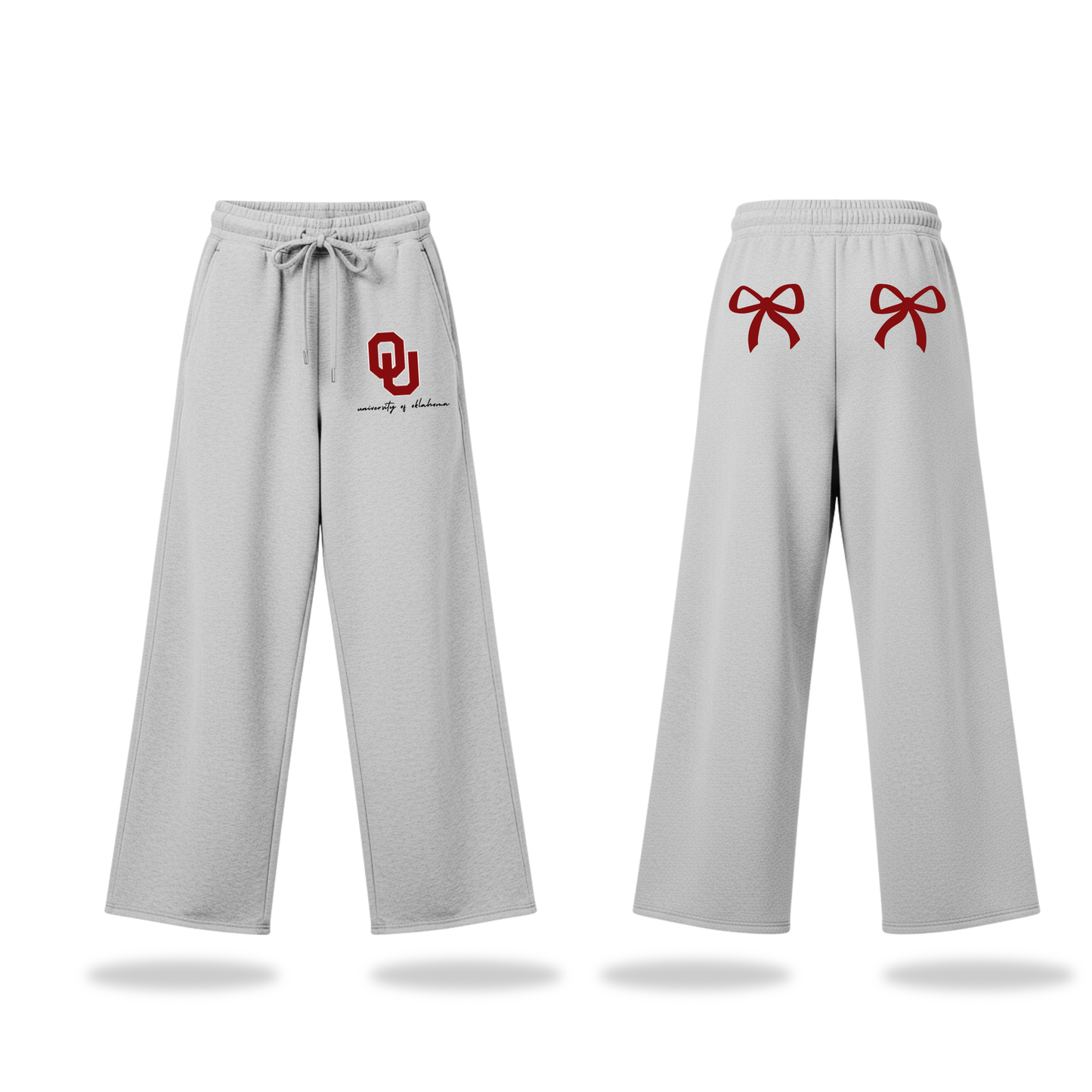 Bow Wide Leg Sweatpants