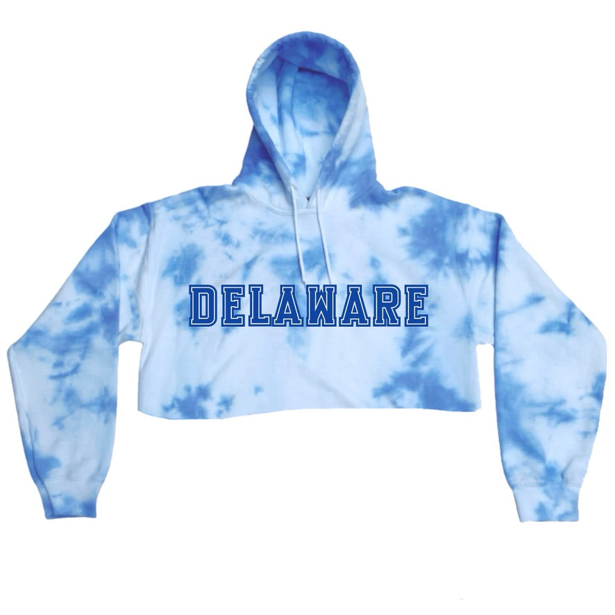 Gameday Tie Dye Crop Hoodie