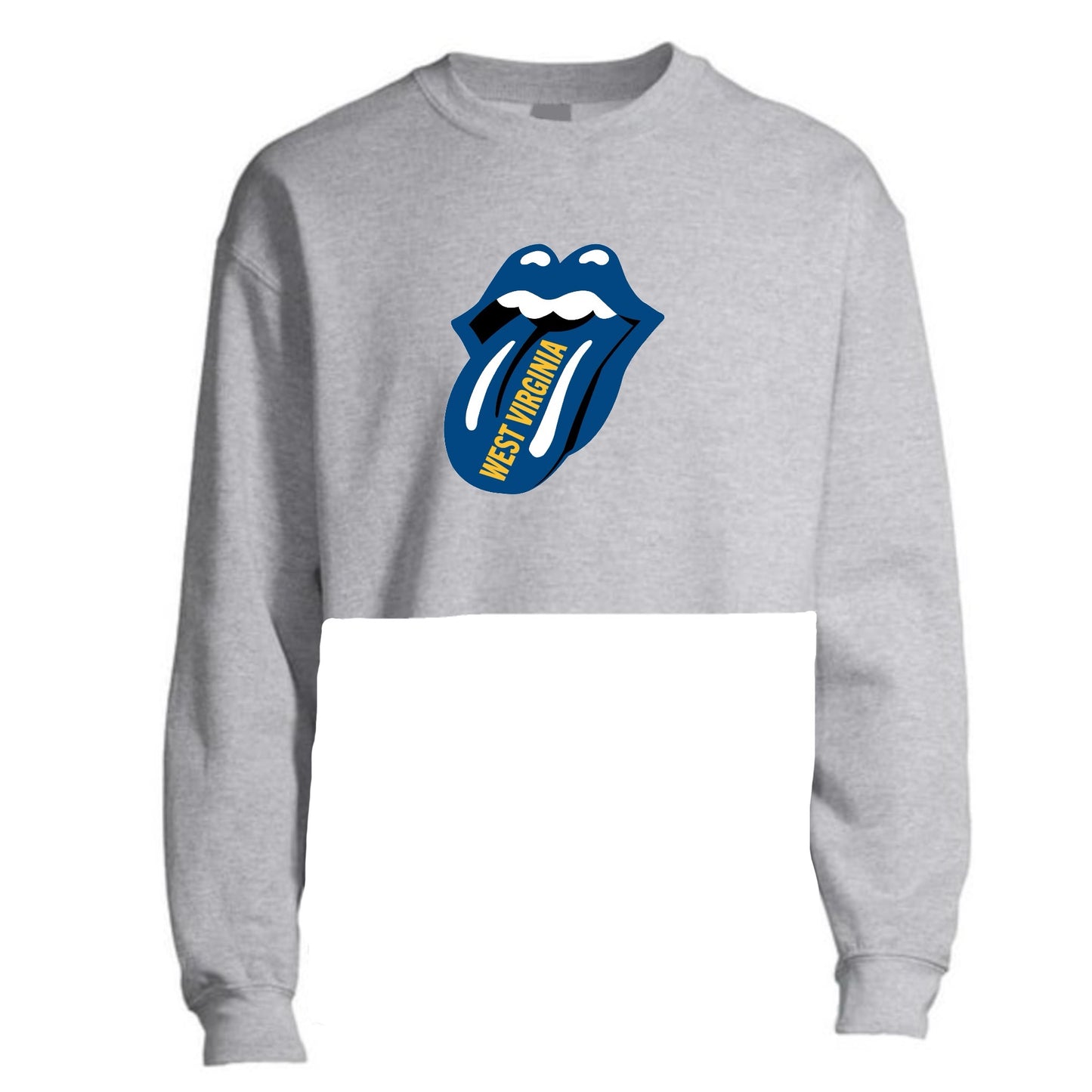 Tongue Crop Crewneck