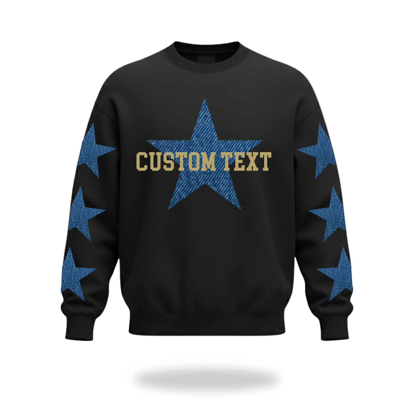 Denim Stars Crewneck