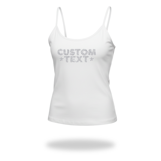 Diamond Spaghetti Strap Tank