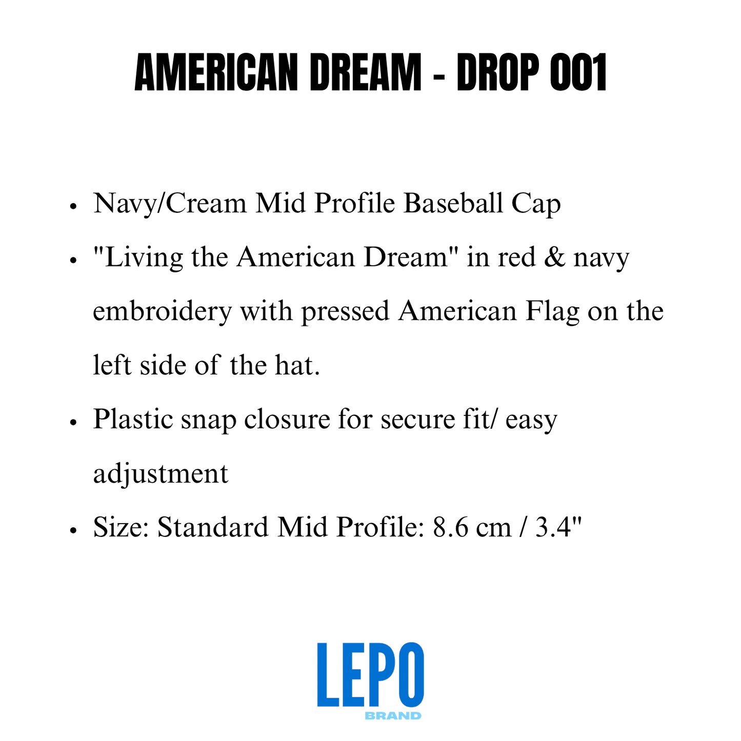 American Dream — Drop 001