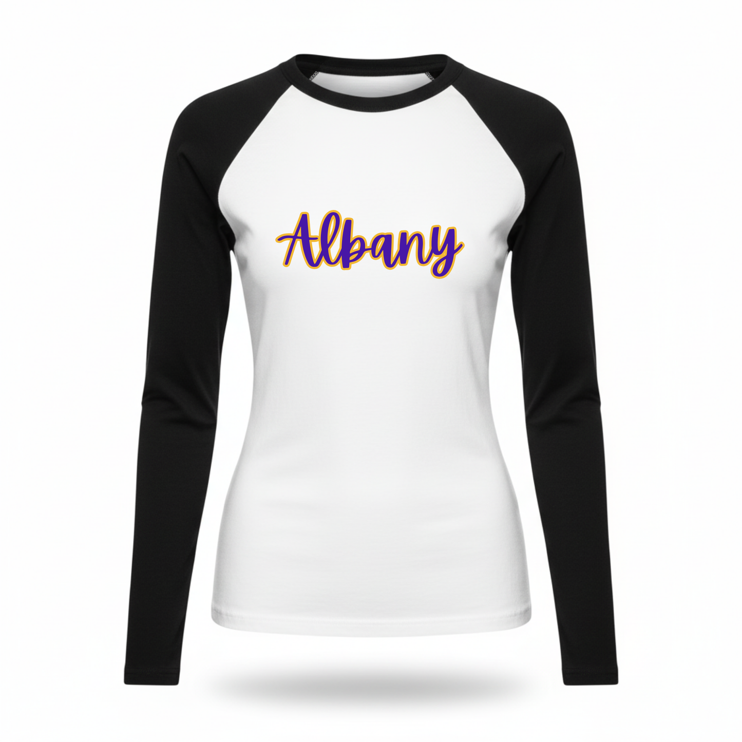 Script Fitted Long Sleeve