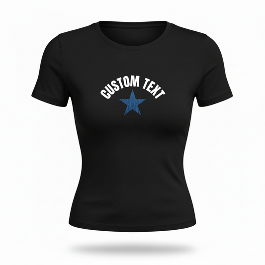 Denim Star Fitted Tee