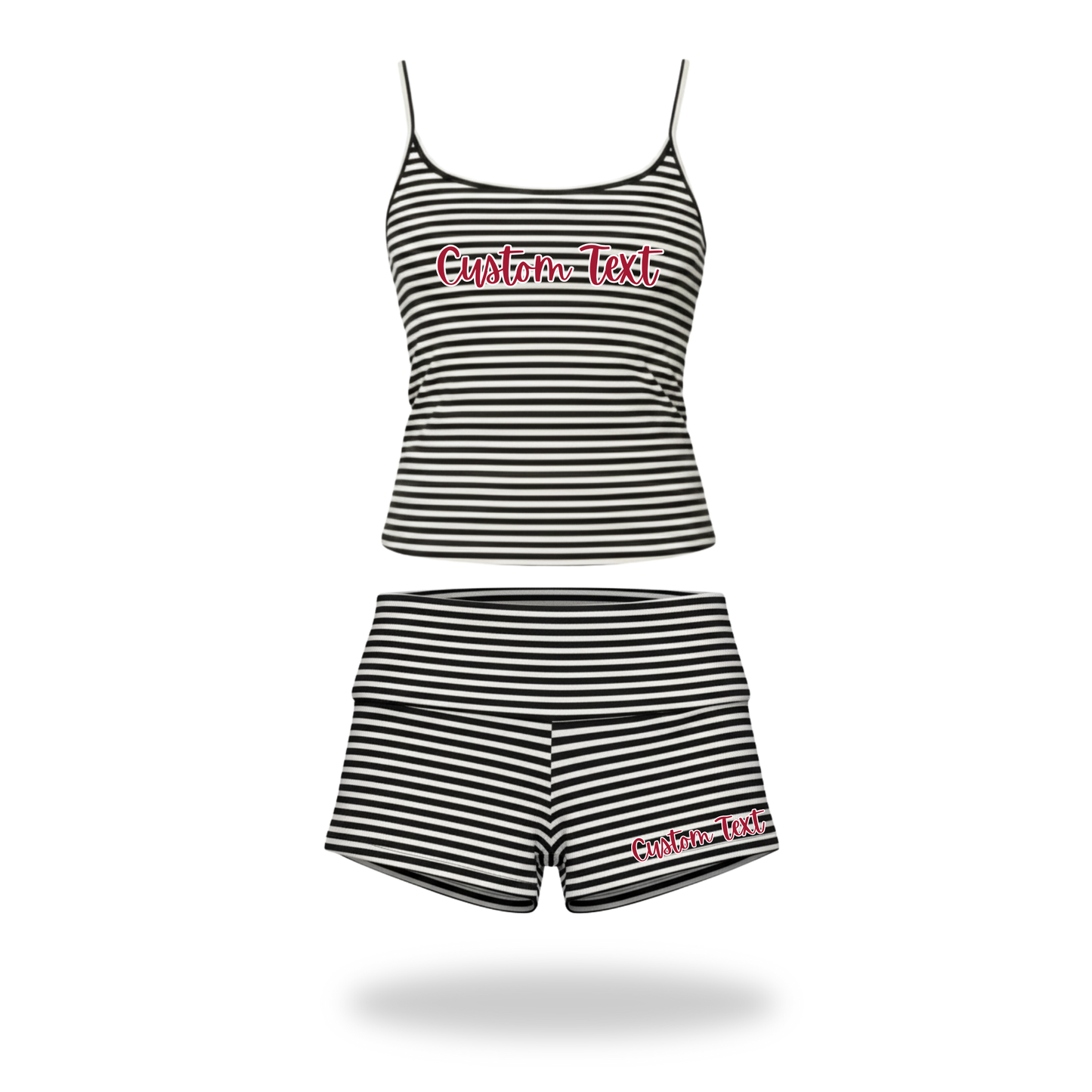 Script Stripe Two Piece Set