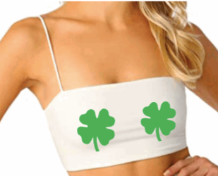 Shamrock Spaghetti Strap Crop Top