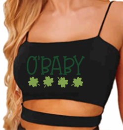 O'Baby Slit Crop Top