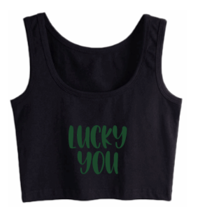Lucky You Crop Tank
