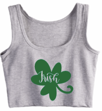 Irish Clover Crop Tank