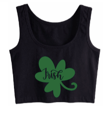Irish Clover Crop Tank