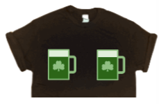 Beer Clover Crop Tee