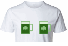 Beer Clover Crop Tee