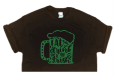 Eat Drink & Be Irish Crop Tee