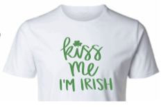 Kiss Me Im Irish Crop Tee