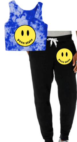 Drew Inspired Tie Dye Crop Tank/Joggers Set