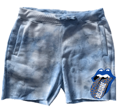Cheetah Tongue Tie Dye Sweatshorts