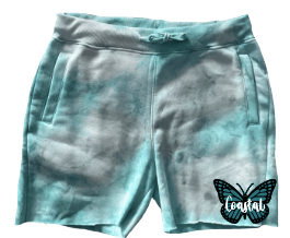 Butterfly Tie Dye Sweatshorts