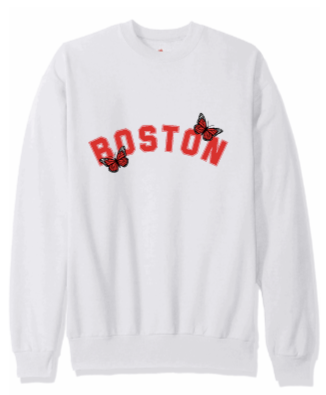 College Butterfly Crewneck