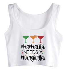 Mamacita needs a Margarita Crop Tank