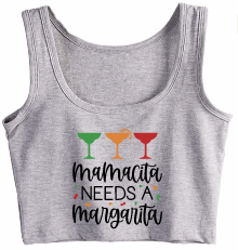 Mamacita needs a Margarita Crop Tank