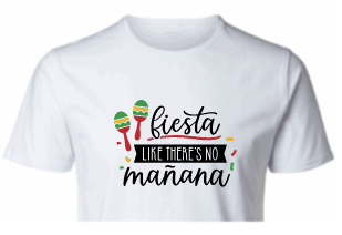 Fiesta like there's no Mañana Crop Tee