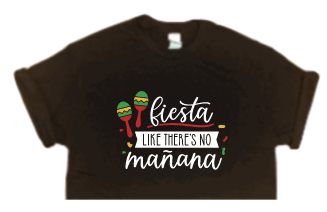 Fiesta like there's no Mañana Crop Tee