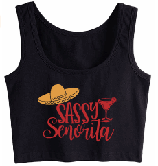 Sassy Señorita Crop Tank