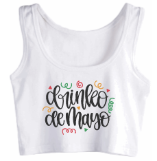 Drinko de Mayo Crop Tank