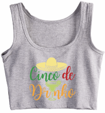 Cinco de Drinko Crop Tank