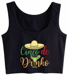 Cinco de Drinko Crop Tank