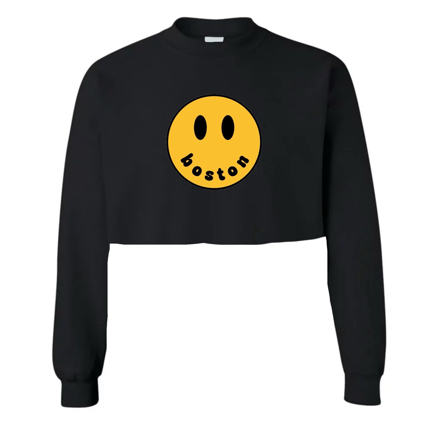 Smile Crop Crewneck