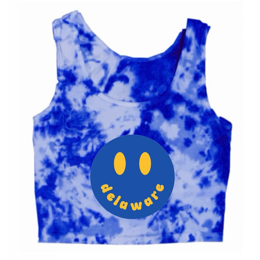 Happy Tie Dye Crop Tank