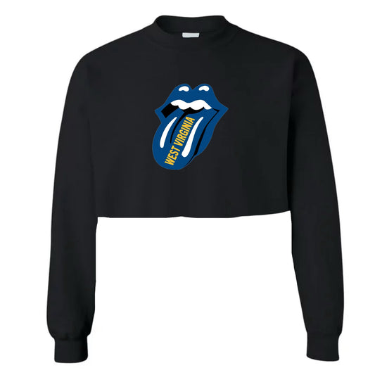 Tongue Crop Crewneck