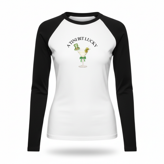 A Tini Bit Lucky Fitted Long Sleeve