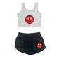 Happy Crop Tank & Shorts Set