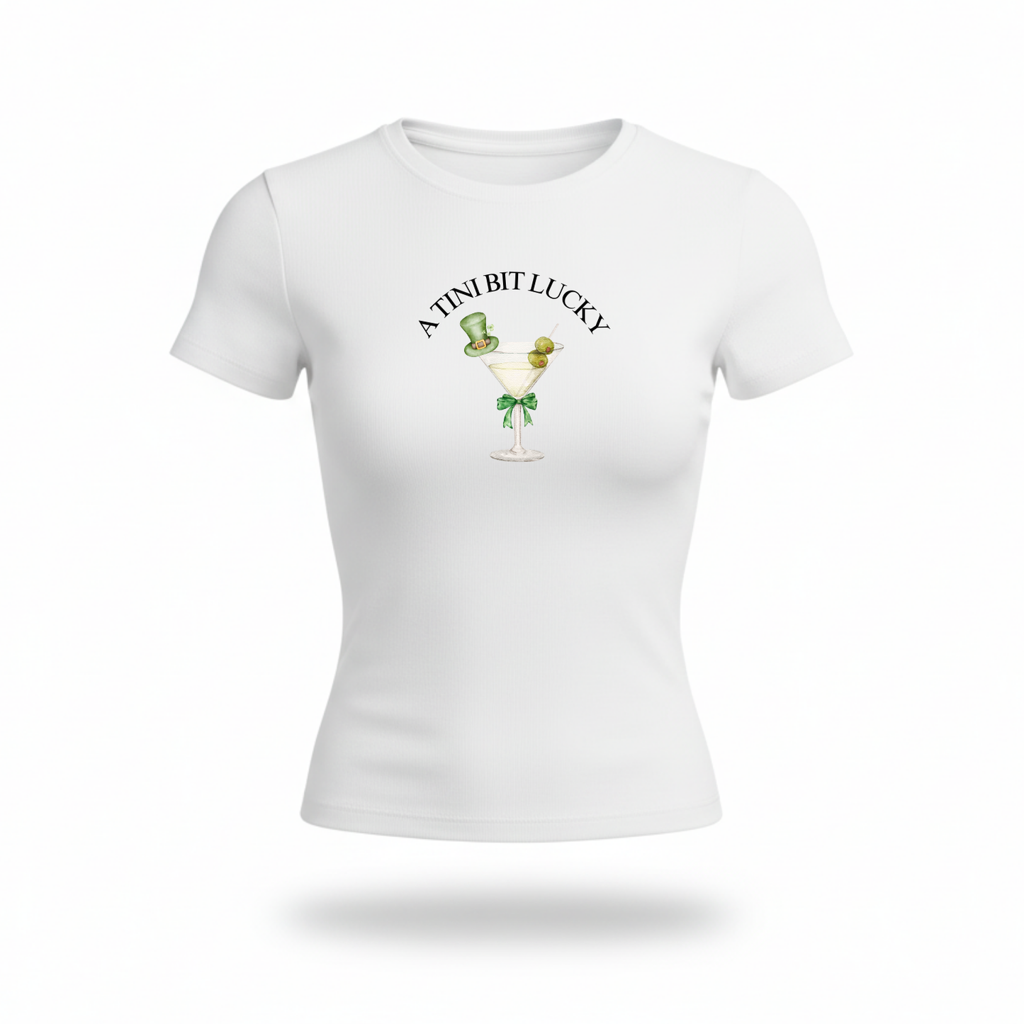 A Tini Bit Lucky Fitted Tee