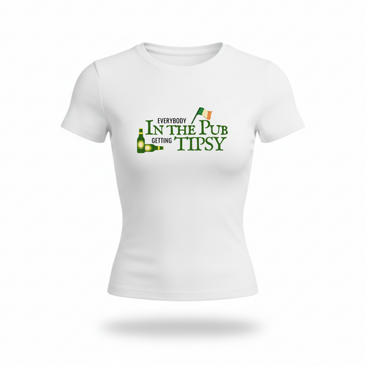 In the Pub Getting Tipsy Fitted Tee