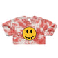 Smile Tie Dye Crop Tee