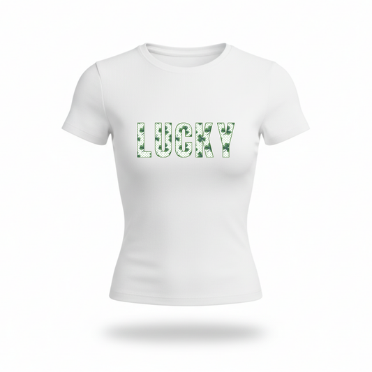 Lucky Fitted Tee